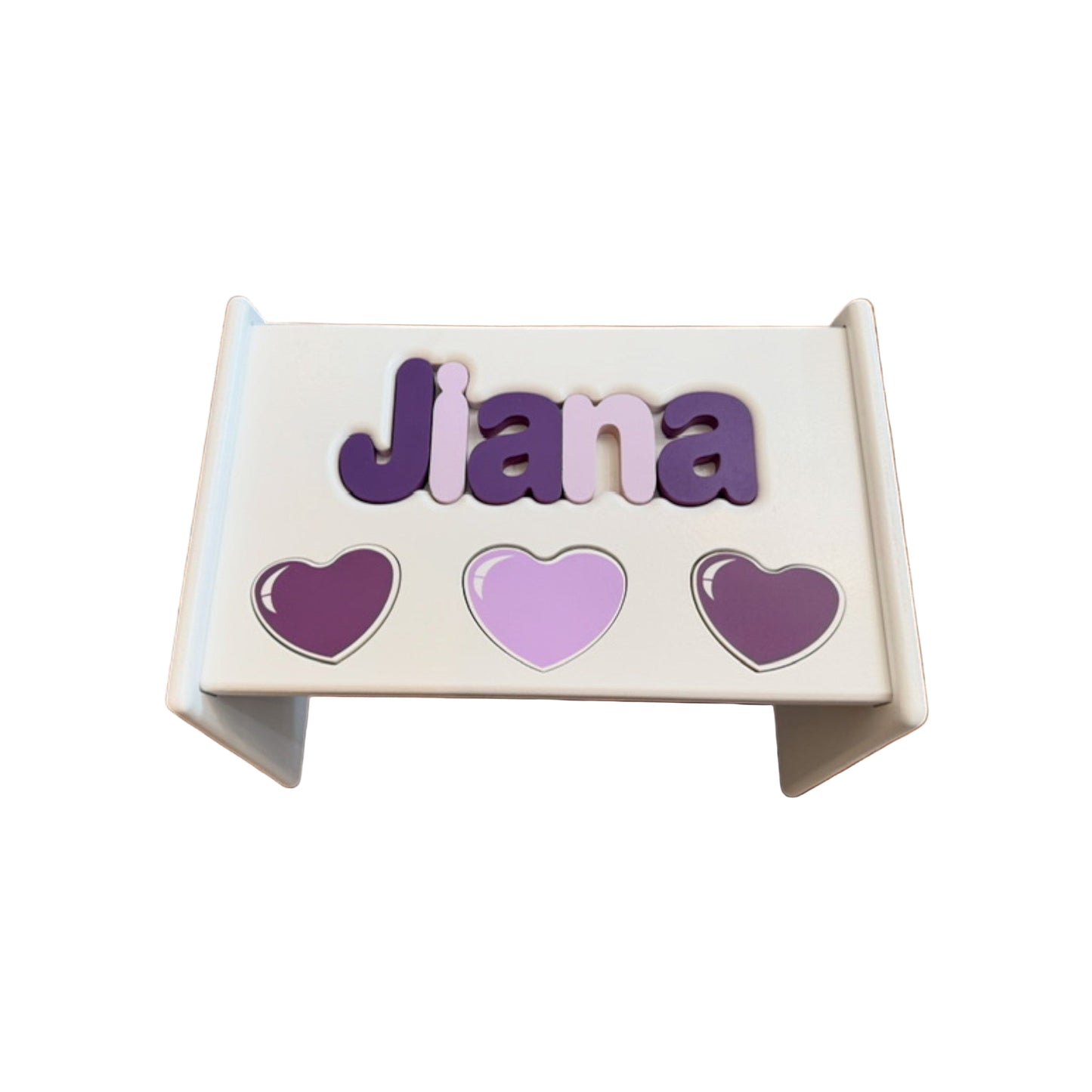 Jiana Heart Puzzle Stool