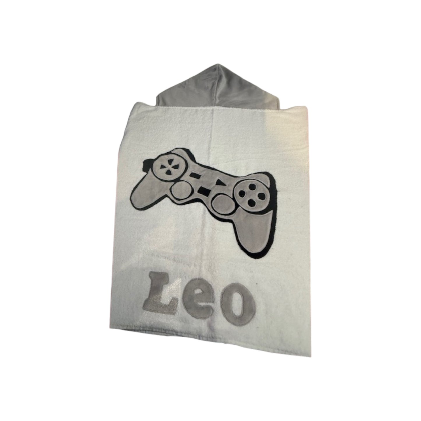 Leo Minky Gamer Design Hooded Towel