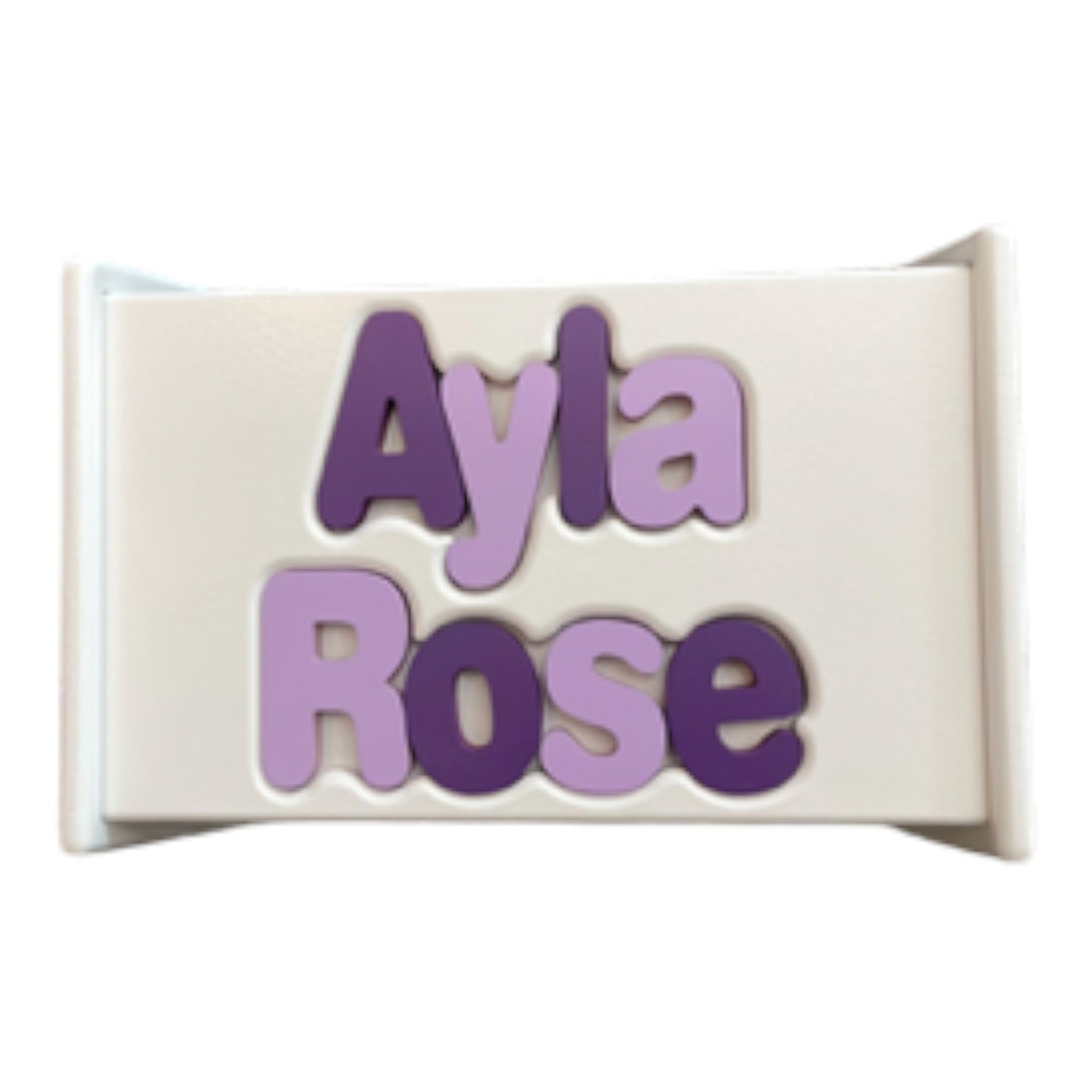 Ayla Rose Two Name Personalized Puzzle Stool