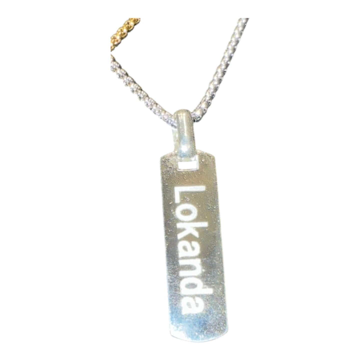 Personalized Camp Name Dog Tag Necklace