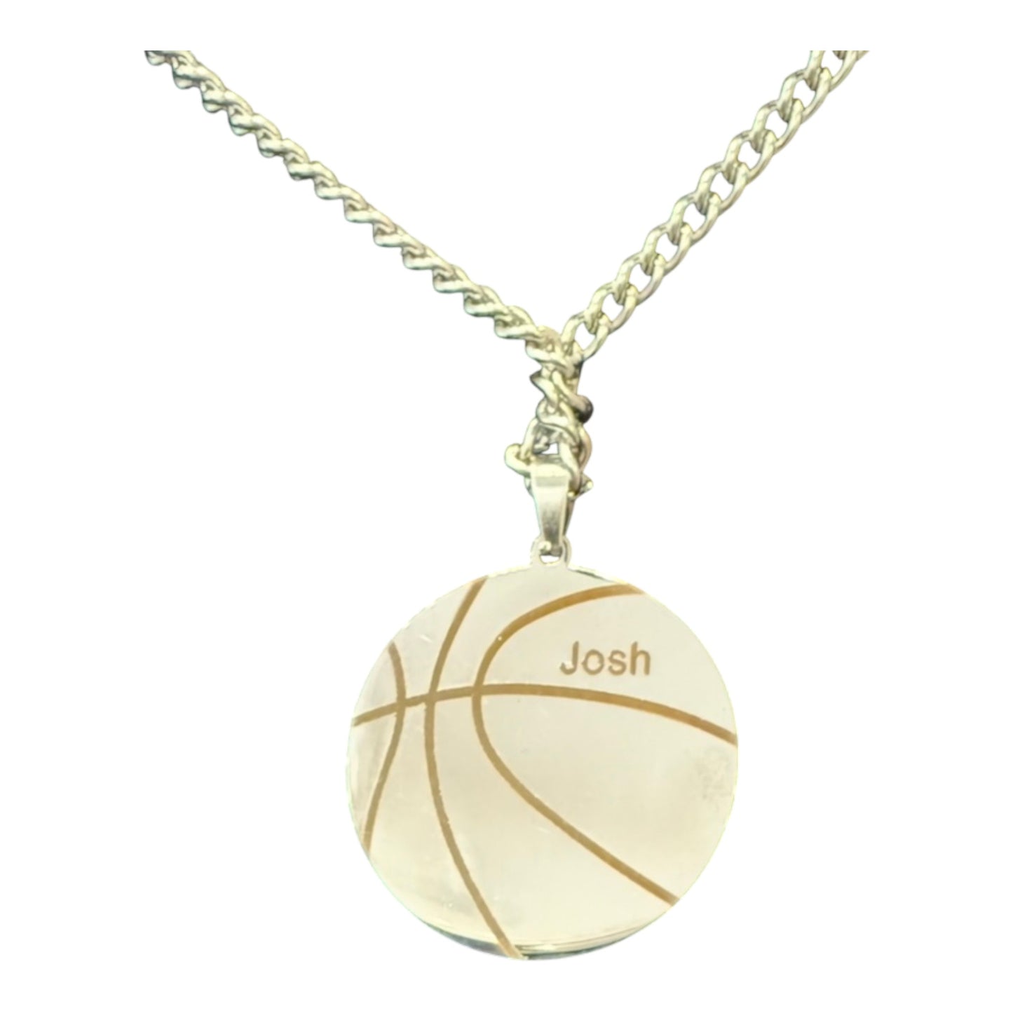 Personalized Kids Basketball Necklace