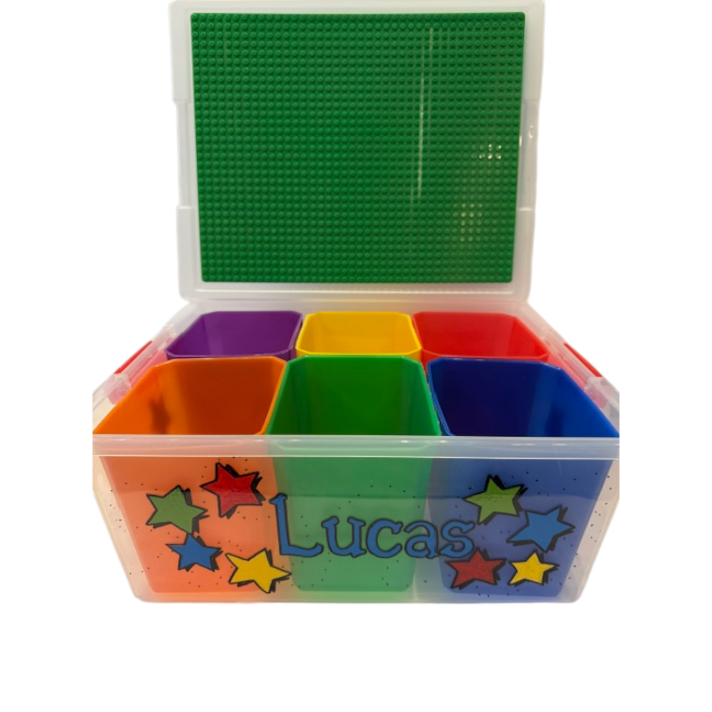 Lucas Lego Board Top Personalized Storage Box
