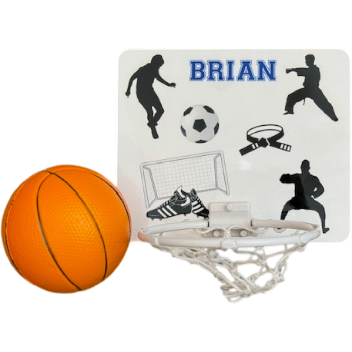 Brian Personalized Mini Basketball Hoop