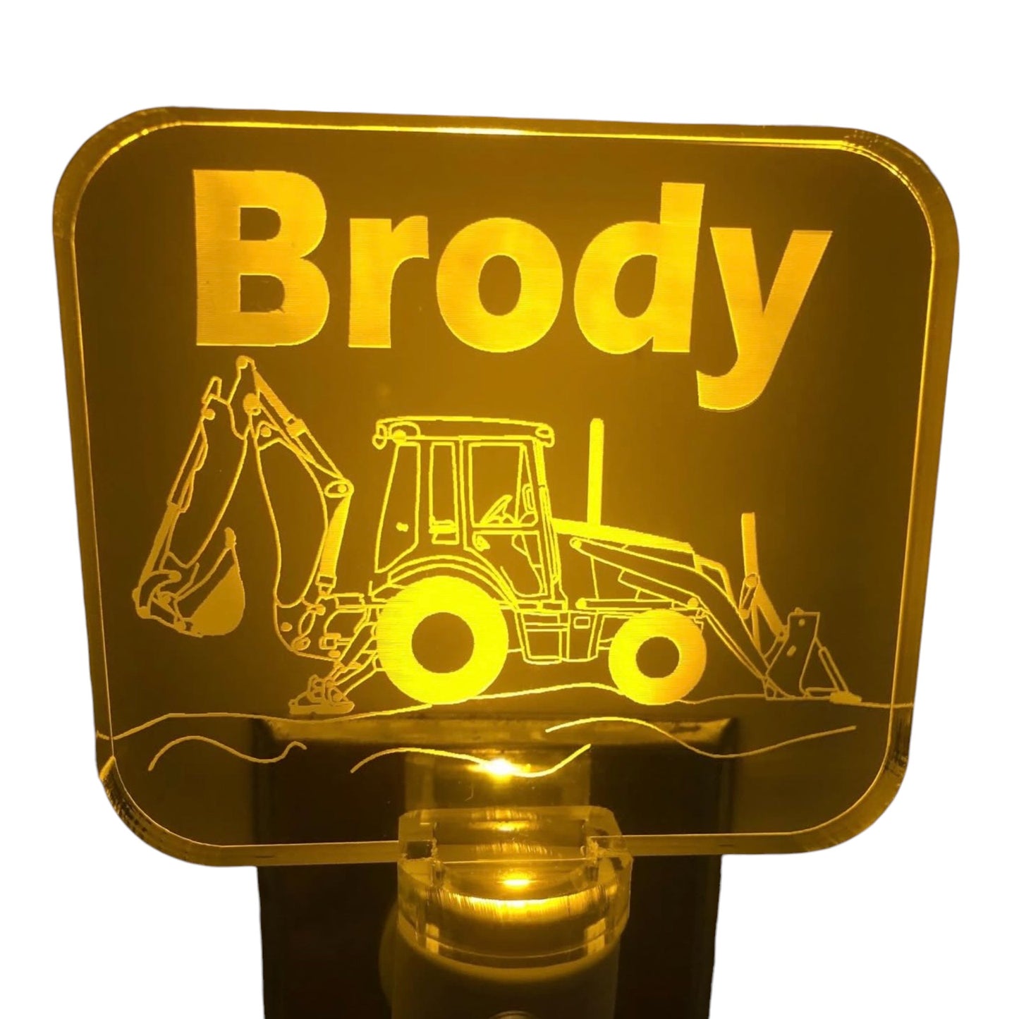 Brody Excavator Lucite Night Light