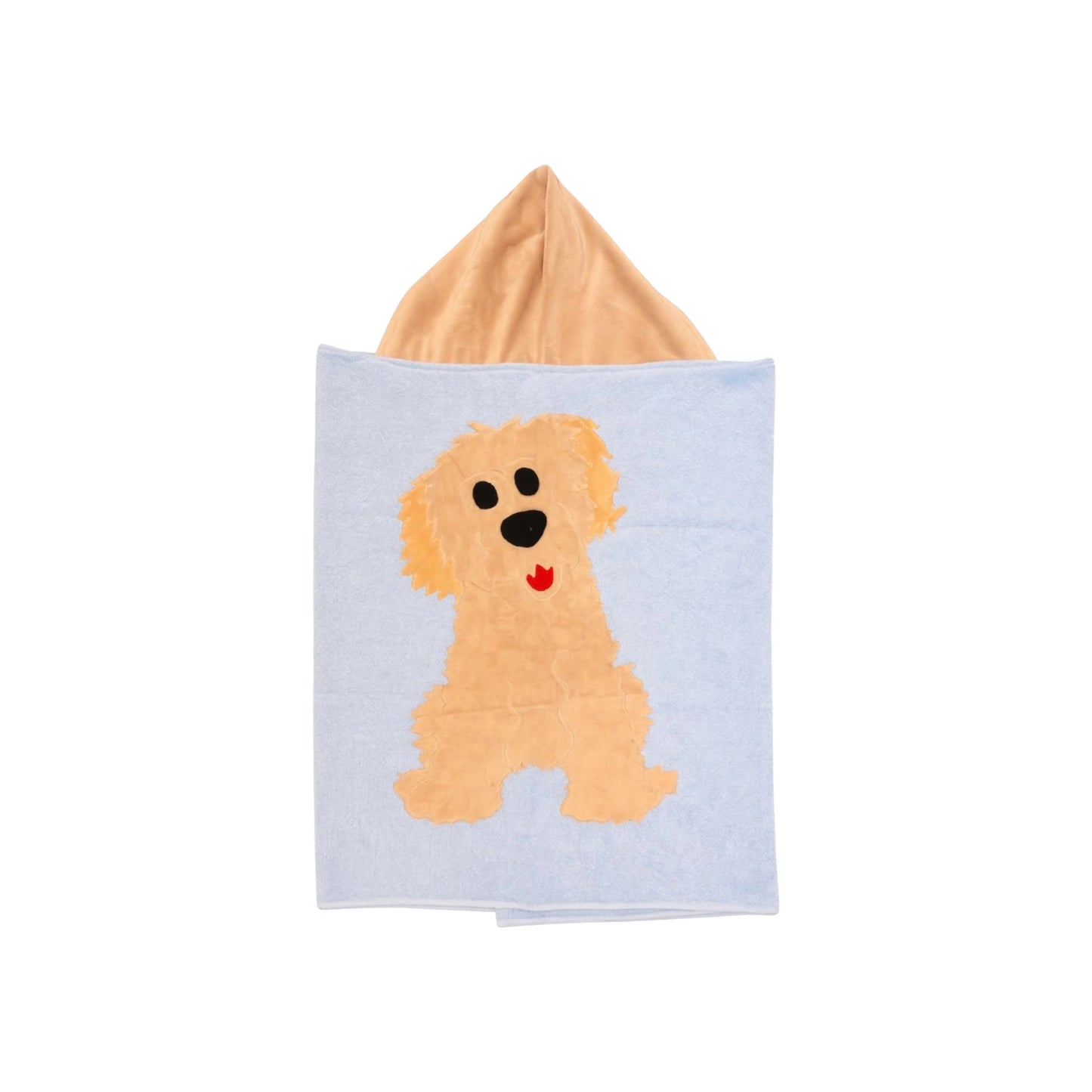 Shaggy Minky Design hooded towel