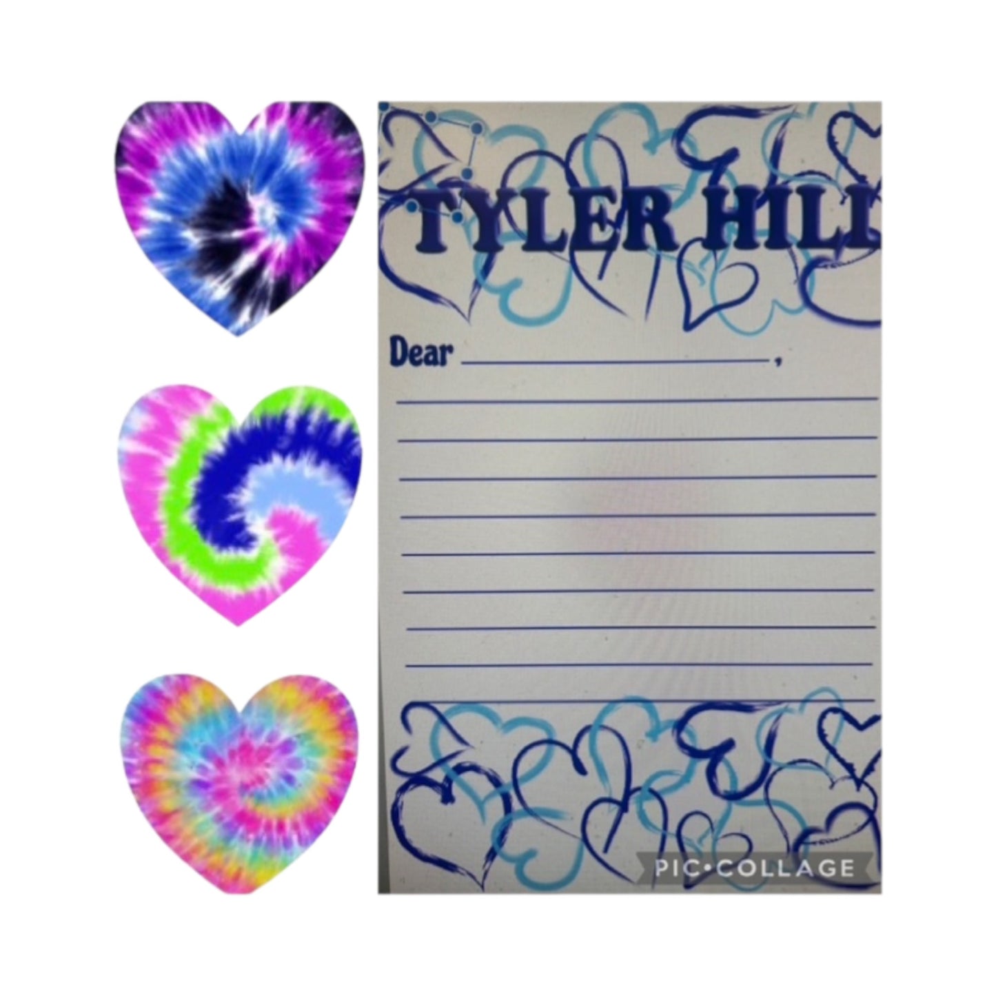 Tyler Hill Hearts Design Camp Stationery