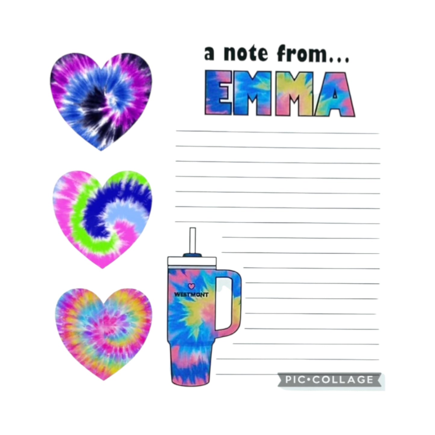 Emma Tumbler Design Stationery