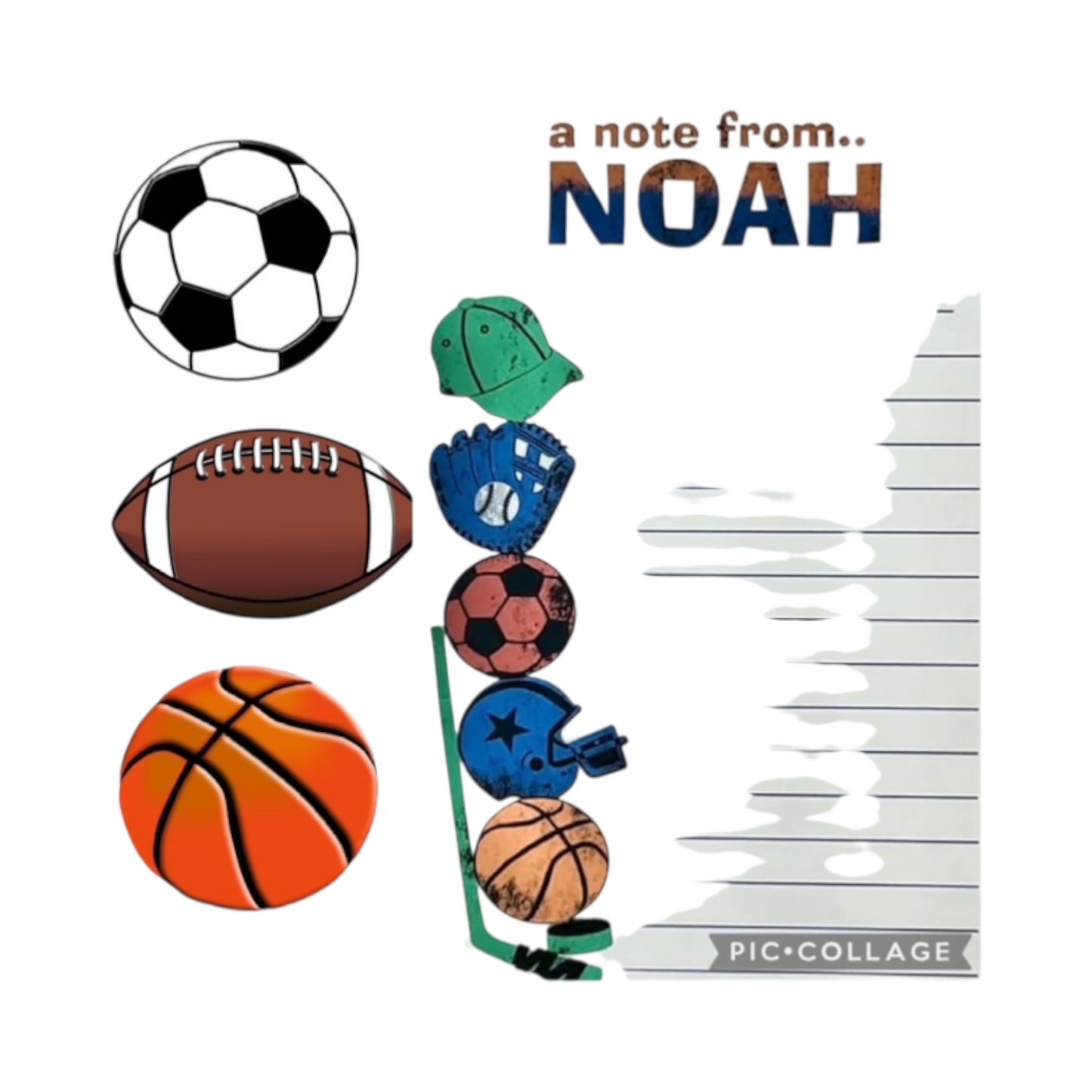 Noah Sports Design Stationery