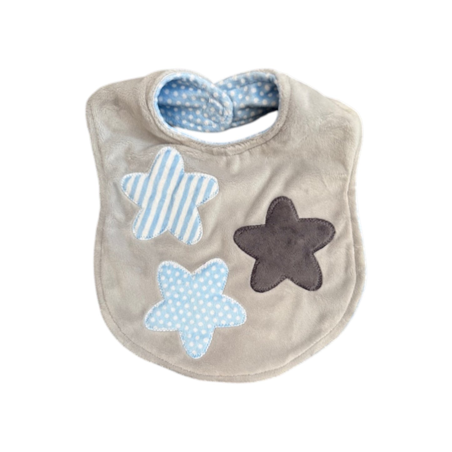 Stars Minky Design Bib