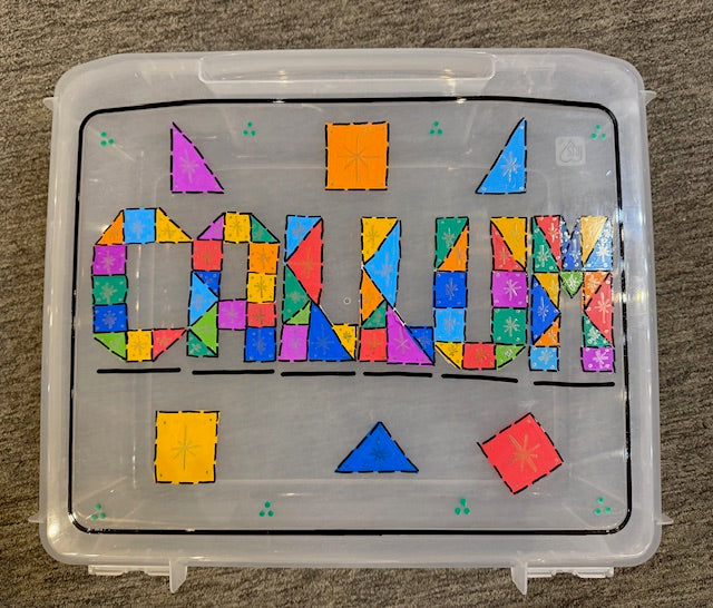 Callum Magnetic Tiles Storage Box