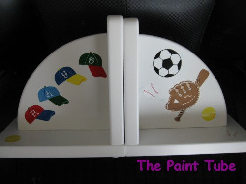 Baseball Caps/Sports Design Bookends