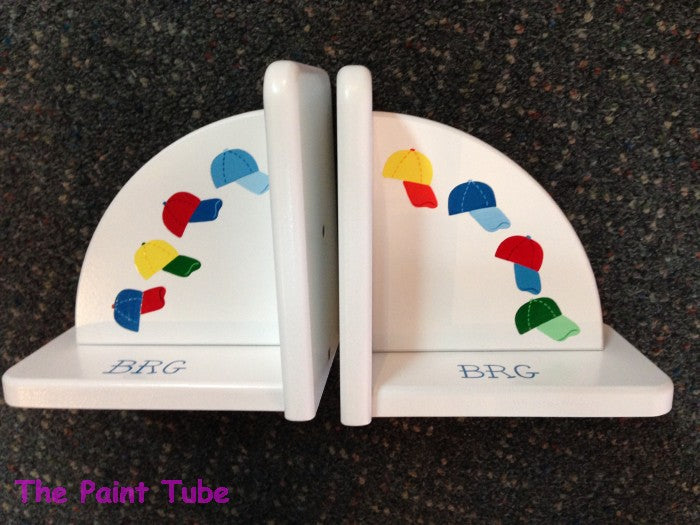 Baseball Caps Design Bookends