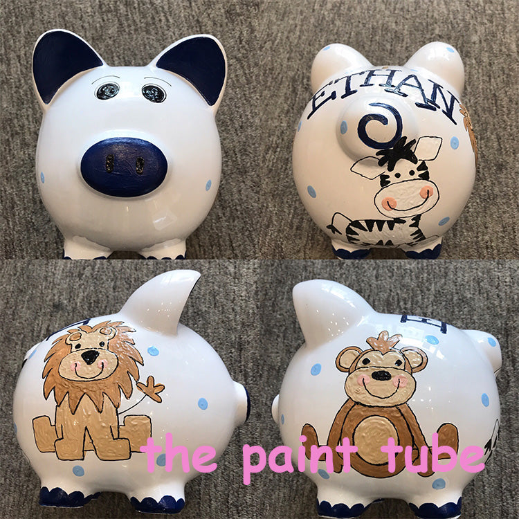 Ethan Animals Piggy Bank