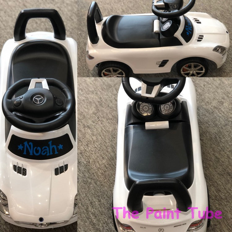 Personalized Mercedes Ride on Car