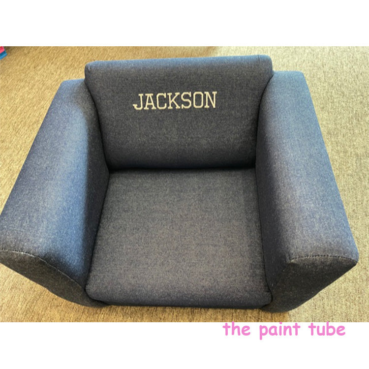 Jackson Denim Club Chair