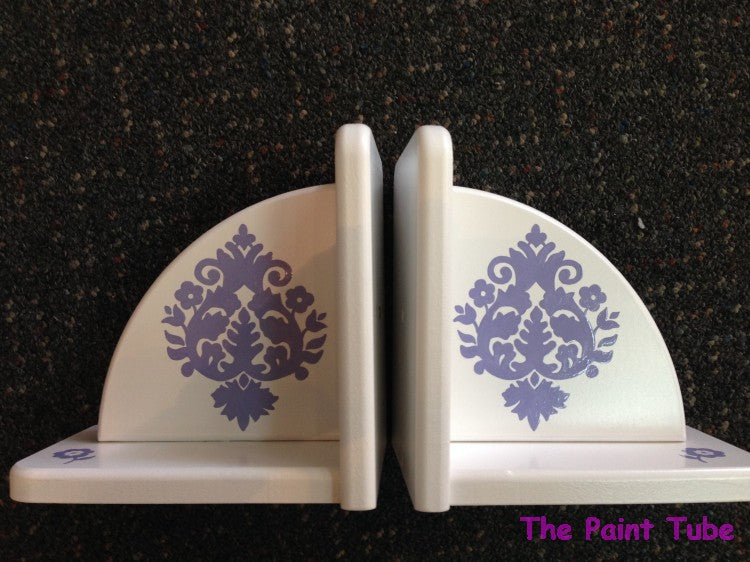 Damask Design Bookends