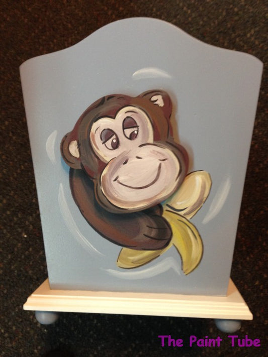 3D Monkey Theme Waste Basket