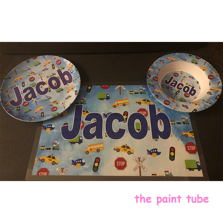 Jacob Transportation Dish Set