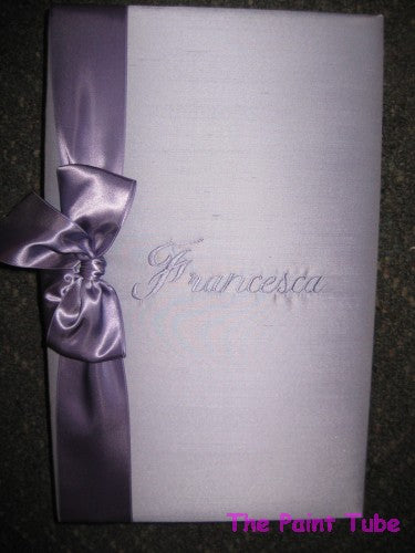 Francesca Lavendar Silk Photo Album