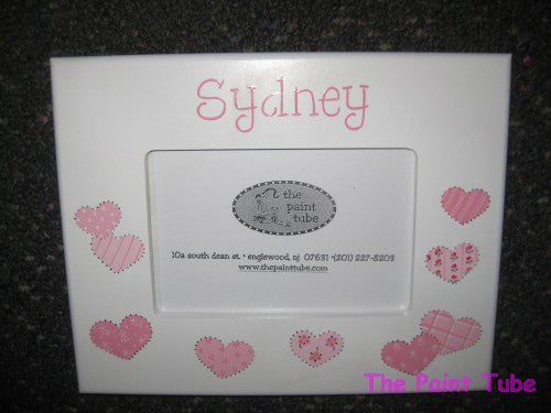 Sydney Patchwork Hearts Theme Picture Frame