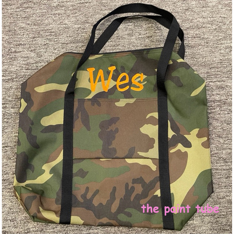 Wes Camo Duffle Bag – The Paint Tube