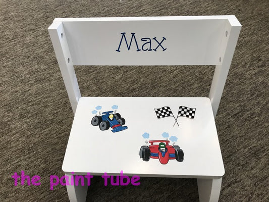 Max Racing Cars Theme Stepstool