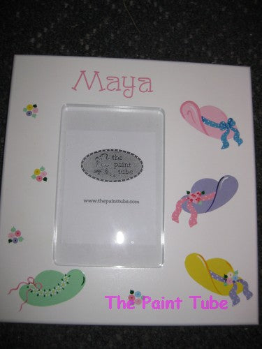 Maya Hats Theme White Side Picture Frame