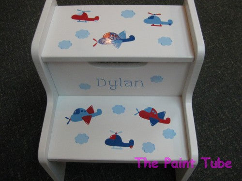 Dylan Airplanes/Helicopters 2 Step Up Stool