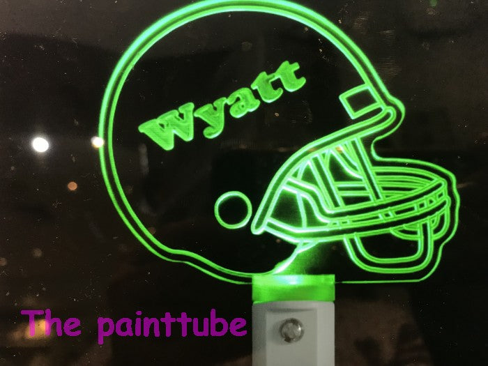 Wyatt Football Helmet Night Light