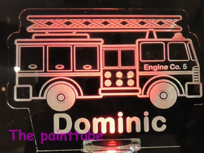 Dominic Firetruck Night Light