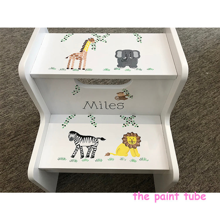 Miles Animals Theme 2 Step Up Stool