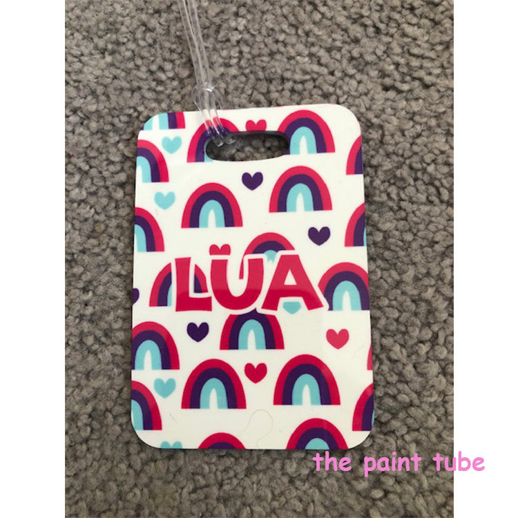 Lua Rainbow Double Sided Luggage Tag