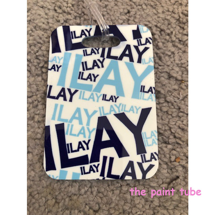 Ilay Double Sided Luggage Tag