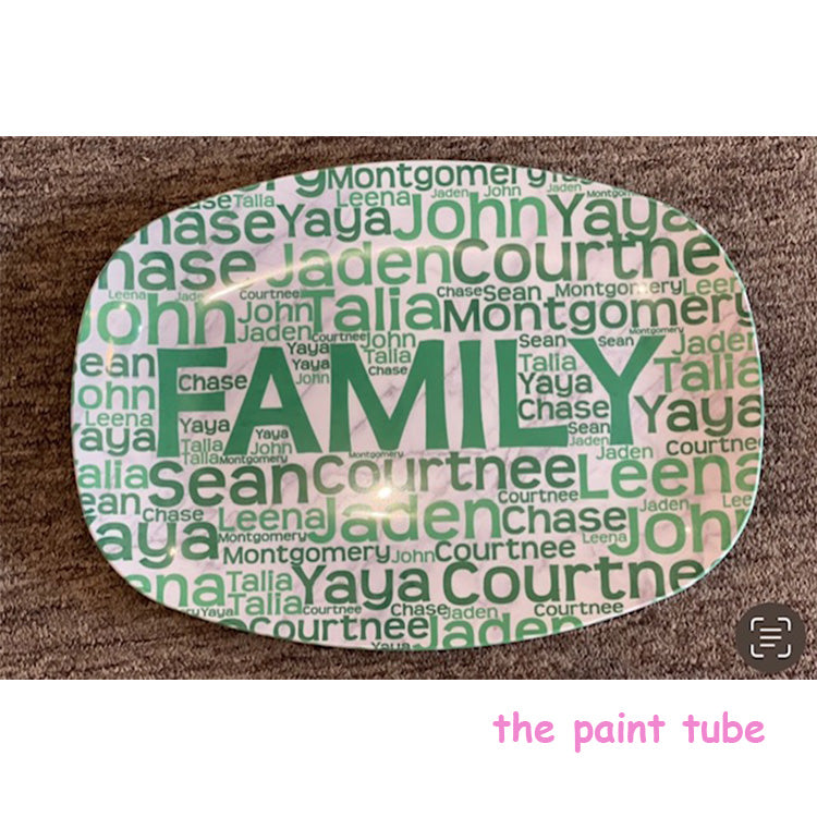 Family Microwaveable/Dishwasher Safe Platter