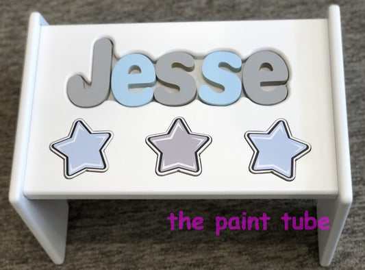 Jesse Stars Puzzle Stool