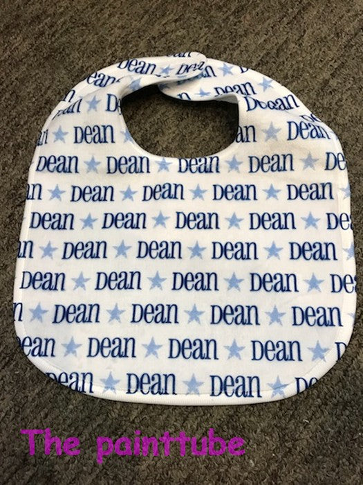 Dean. Repeating Name Bib