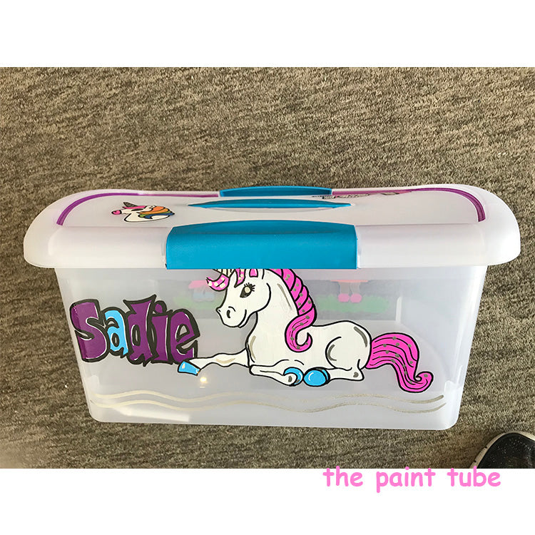 Unicorn Storage Box with Handle