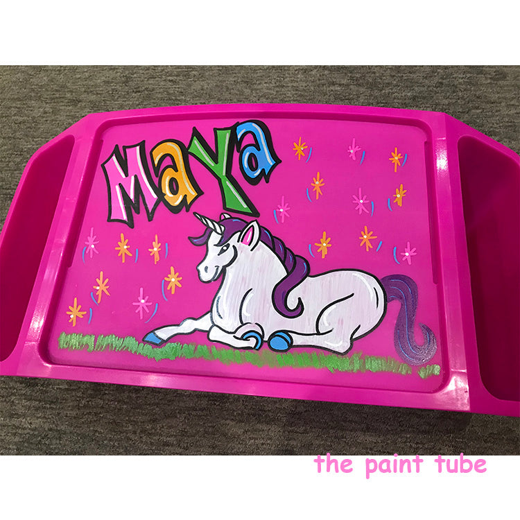 Maya Unicorn Theme Storage Lap Desk