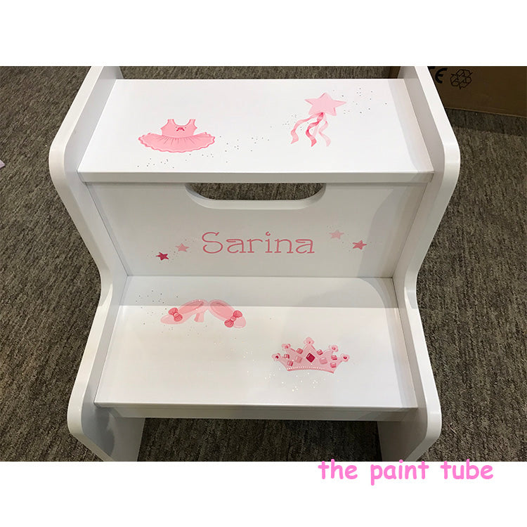 Sarina Princess Theme 2 Step Up Stool