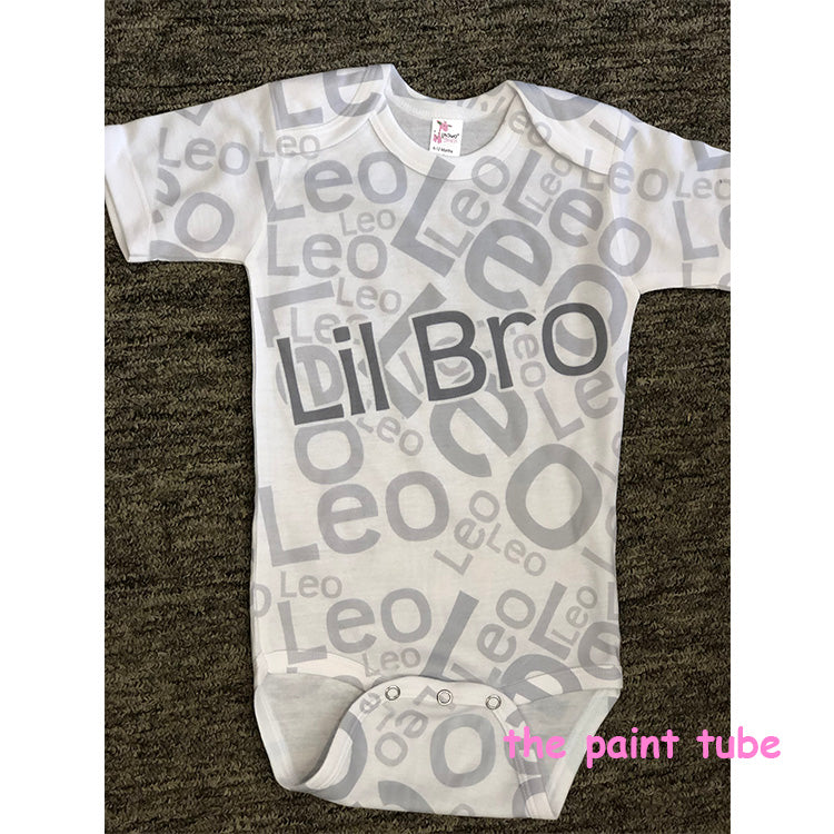 Leo Lil’Bro Onesie