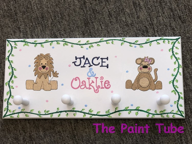 Jace & Oaklie Wall Rack with Pegs