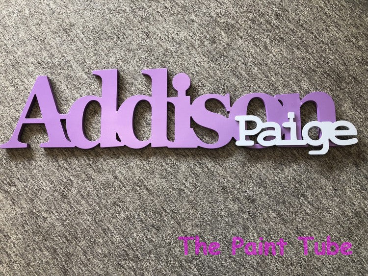 Addison Paige Attached Wall Letters