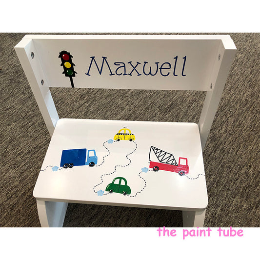 Maxwell Transportation Theme Stepstool