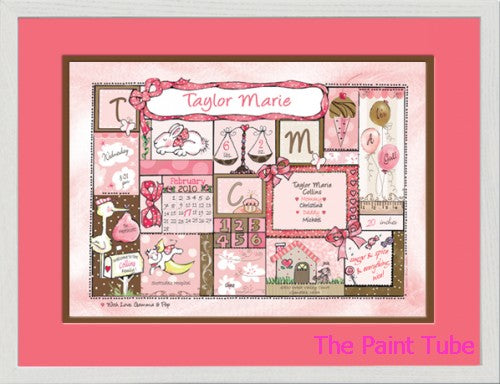 Girl Pink & Chocolate Patchwork