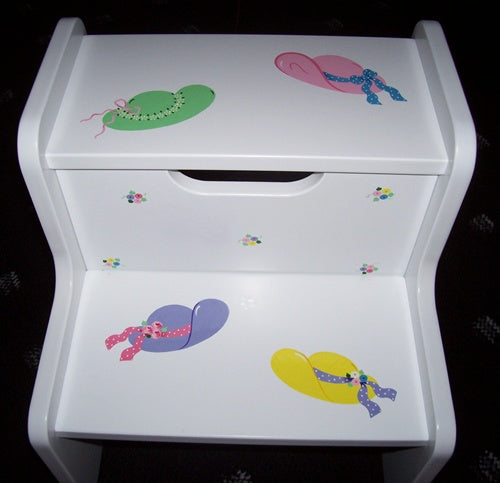 Hats Design 2 Step Up Stool