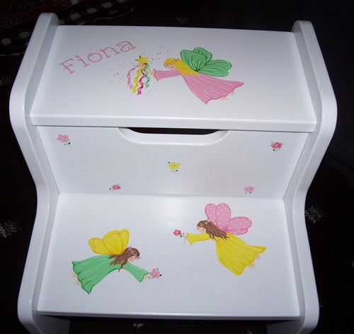 Fiona Fairies Design 2 Step Up Stool