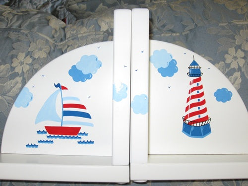 Nautical Design Bookends