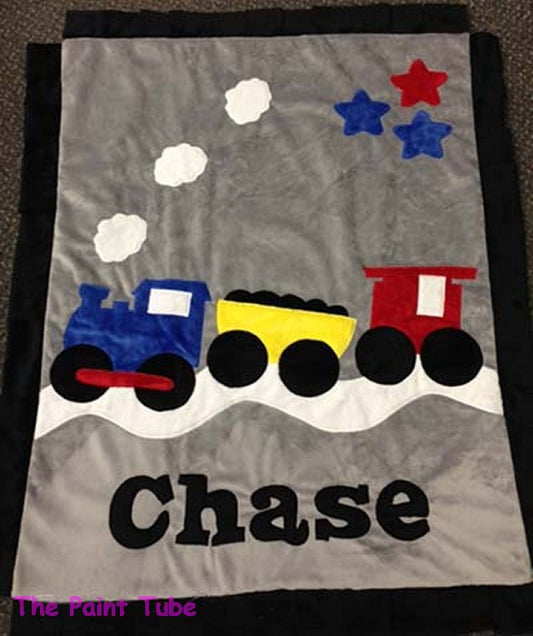 Chase Train Minky Blanket