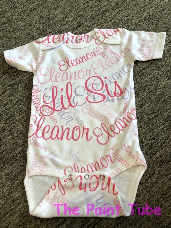 Eleanor Lil Sis Onesie