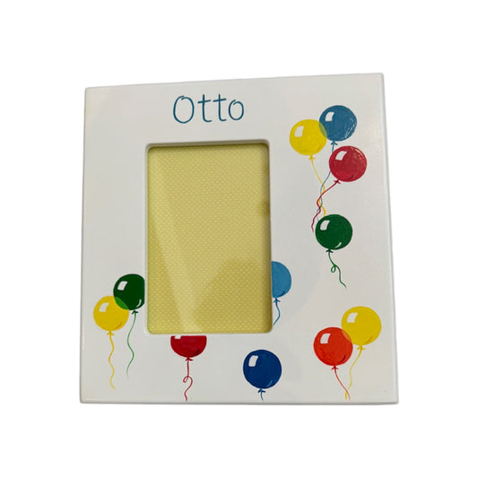 Otto Primary Balloons Theme Personalized Picture Frame